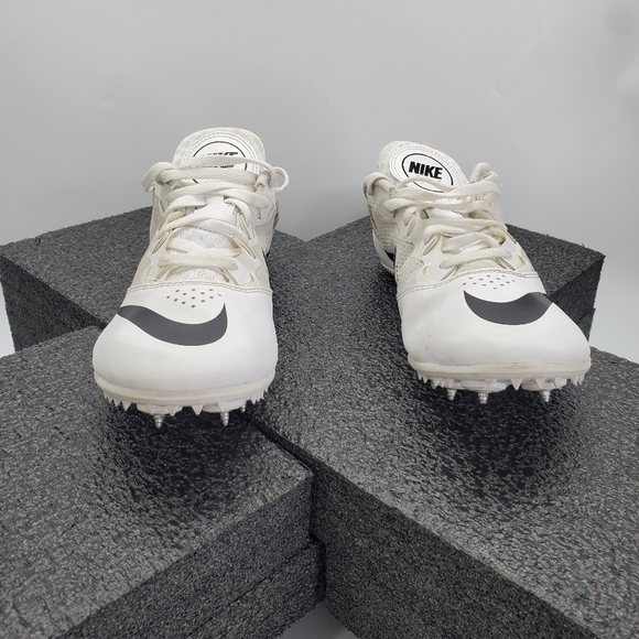 Nike Shoes Men\'s 9 Zoom 400 Track Sprint Cleats AA1205-002 White main image 4